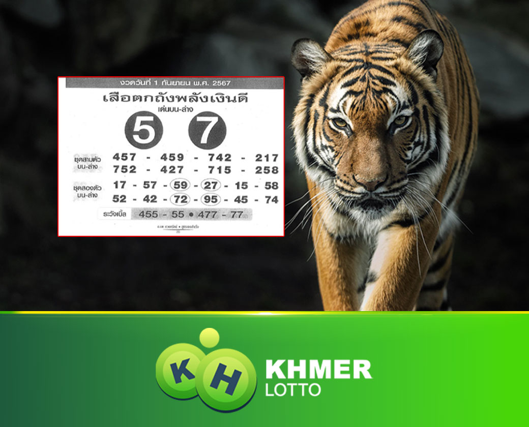 លេខ​នាំ​សំណាង៖ Tiger Tok Tang អំណាច​លុយ​កាក់​ល្អ ចាប់​លេខ ១ កញ្ញា ២៤